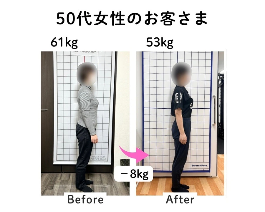 50代女性ビフォーアフター