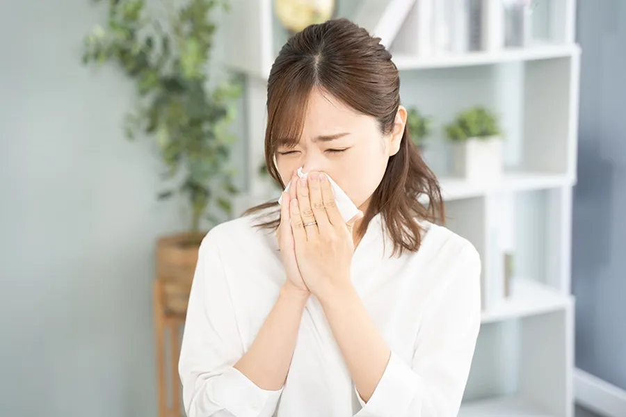 花粉症対策と体調管理